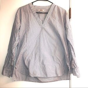 2 for 35 Madewell striped blouse